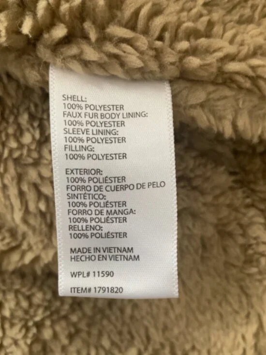 New Weatherproof Vintage Women’s Quilted Puffer Coat, Burgundy, Size XL - Picture 10 of 10